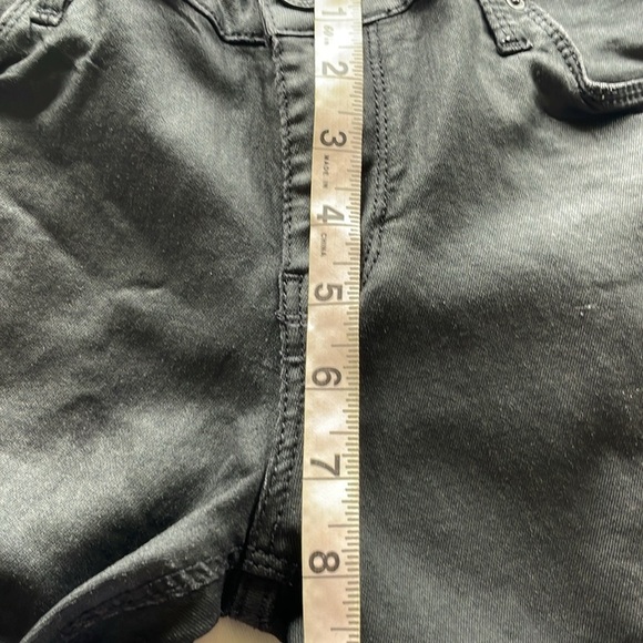 ZARA Premium Denim Black Coated Skinny Jeans Stretch Slim Fit Ankle Length Sz 4 - Picture 9 of 16